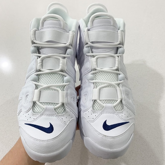 👟 New Nike Air Uptempo Triple White Sneakers - Picture 2 of 3